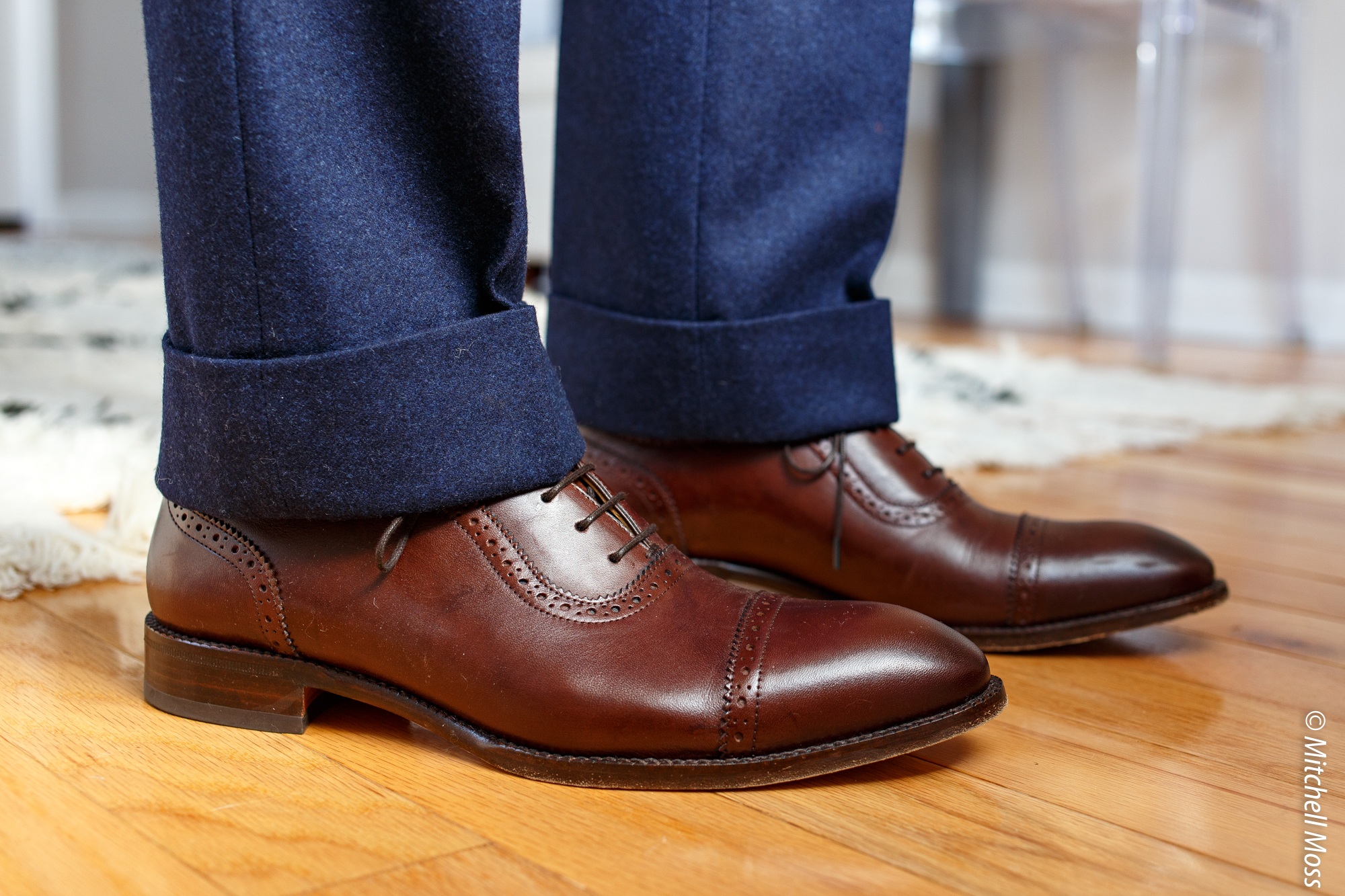 Beckett Simonon Durant Brown Brogue Oxford Shoe Review – Menswear Musings