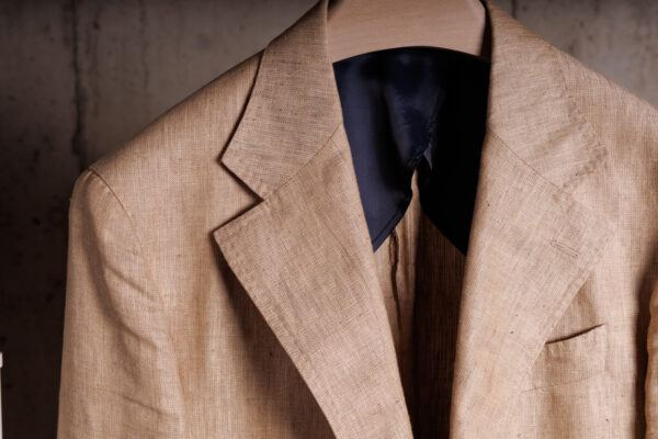 Spier & Mackay Tan Linen Suit, 42R Contemporary