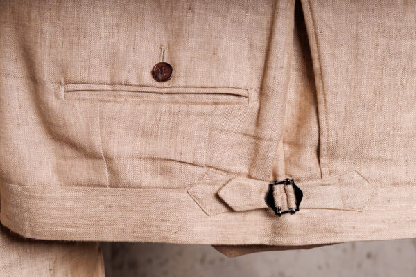 Spier & Mackay Tan Linen Suit, 42R Contemporary - Image 4